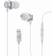 Cellularline CL øreplugs In-Ear Mikrofon & svarknap på ledning, gummipropper, lightning stik