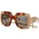 Gucci GG1022S Square Women Sunglasses - Brun