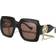 Gucci Square Rectangle Sunglasses GG1022S - Black/Brown