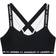 Under Armour Crossback Sports Bra - Black/White