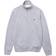 Lacoste Zippered Stand Up Collar Cotton Sweatshirt - Silver Chine