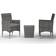 vidaXL 3058359 Caféset, 1 Bord inkl. 2 Stolar