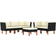 vidaXL 3059738 Loungeset, Bord inkl. 5 Soffor