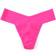 Hanky Panky Breathe Natural Rise Thong - Provocative Pink