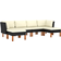 vidaXL 3059714 Loungeset, Bord inkl. 4 Soffor