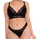 Curvy Kate Twice the Fun Reversible Bralette - Black/Pink