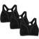 Shock Absorber Ultimate Run Bra 3-pack - Black/Reflective