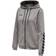 Hummel Authentic Poly Zip Hoodie Women - Grey-Melange