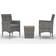 vidaXL 3058363 Caféset, 1 Bord inkl. 2 Stolar