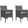 vidaXL 3058363 Caféset, 1 Bord inkl. 2 Stolar