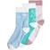 adidas Girl's Disney Daisy Socks 3 pairs - Almost Pink/Mint Rush/Clear Sky (H44304)