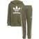 Adidas Kid's Adicolor Hoodie Set - Focus Olive/White (HC4462)