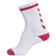 Hummel Elite Indoor Low Socks Unisex - White/True Red