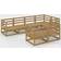 vidaXL 3075646 Loungeset, Bord inkl. 7 Soffor