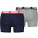 Puma Basic Boxer 2-pack - Blue/Grey Melange