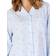 Slenderella Printed Jacquard Long Sleeve Tailored Jersey Pyjama - Blue