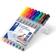 Staedtler Lumocolor Non Permanent 312 Universal Pen B 1-2.5mm 8-pack