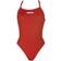 Arena Women's Solid Lightec High Swimsuit - Red/White