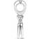 Pandora Rose Heart Lock Charm Pendant - Silver