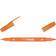 Tombow TwinTone Marker 0.3/0.8mm Orange