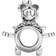 Pandora Disney Mickey Mouse & Minnie Mouse Airplane Charm - Silver