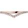 Pandora Sparkling Wishbone Ring - Rose Gold/Transparent