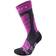 UYN Ski Socks Kids - Anthracite Melange/Violet
