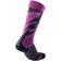 UYN Ski Socks Kids - Anthracite Melange/Violet