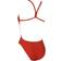 Arena Women's Solid Lightec High Swimsuit - Red/White