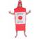 bodysocks Red Tomato Ketchup Sauce Costume for Adults