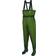 DAM Hydroforce Nylon Taslan Chest Wader Bootfoot Green 44-XL Stivali scafandro