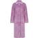 Slenderella 46" Mini Waffle Button Through Housecoat Dressing Gown - Heather