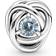 Pandora March Birthstone Eternity Circle Charm - Silver/Blue