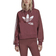 adidas Women's Originals Adicolor Split Trefoil Hoodie - Quiet Crimson