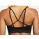 Nike Dri-FIT Indy Light-Support Padded Glitter Sports Bra - Off Noir/Black/White