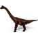 Green Rubber Toys Brachiosaurus Dinosaur 29cm