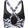 Dare 2b The Laura Whitmore Edit Mantra Printed Sports Bra - Black White Zebra Print