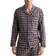 Gant Woven Cotton Check Pajama Set - Blauw/Oranje