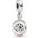 Pandora Spinning Compass Dangle Charm - Silver/Blue