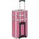 vidaXL Make-up Trolley Aluminium Roze