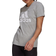 Adidas T-shirt Essentials Logo - Medium Grey Heather/White