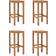 vidaXL 287233 Sgabello da bar 75cm 4pcs