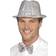 Smiffys Sequin Trilby Hat Silver