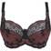 Panache Clara Full Cup Bra - Black/Fig