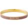 Design Letters Word Candy Bangle - Gold/Purple