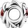 Pandora July Eternity Circle Charm - Silver/Light Red