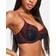 Pour Moi Energy Reach Underwired Lightly Padded Sports Bra - Black/Coral