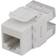 Deltaco 180° RJ45 UTP Cat6 Female Mono Adapter