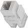Deltaco 180° RJ45 UTP Cat6 Female Mono Adapter