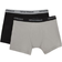 Emporio Armani Core Logo Band Boxer Briefs 2-pack - Black/Grey